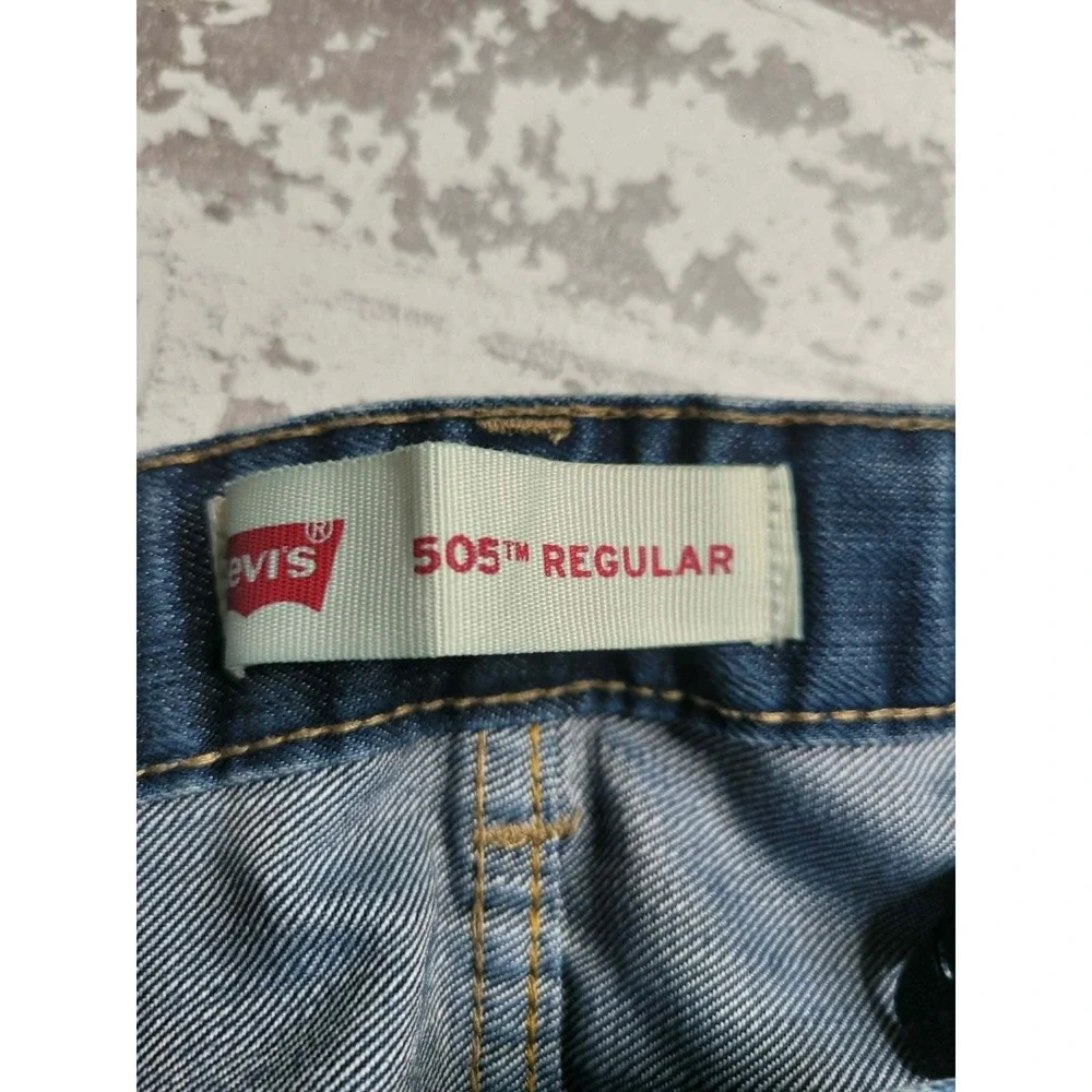 Levi's‎ 505 Boy's 10 Regular 25x25 Denim Jeans Adjustable Waist